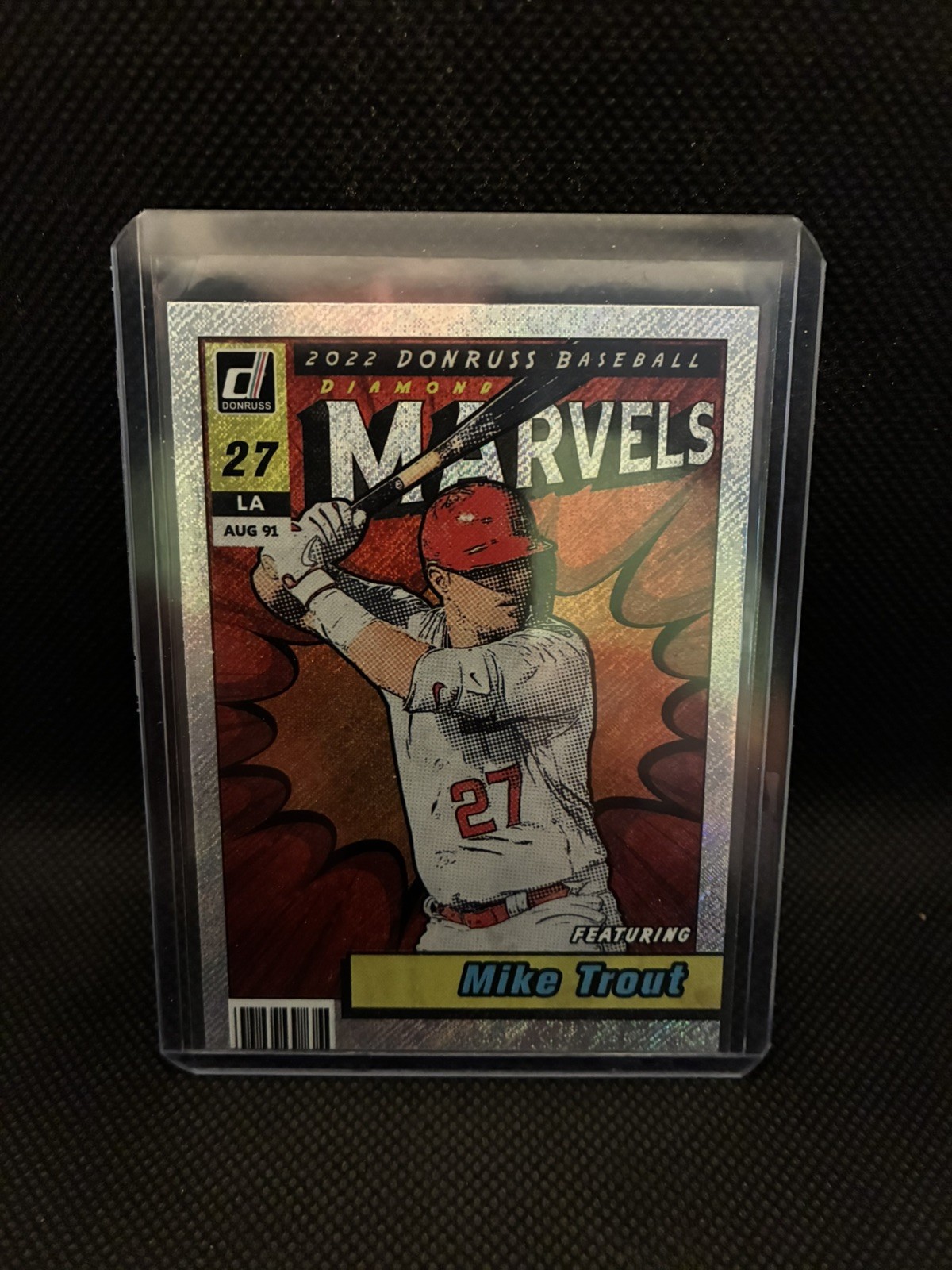 2022 Panini Donruss - Marvels Mike Trout #M-1 Rapture Parallel