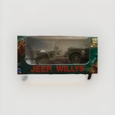 New-Ray Modern Armor Jeep Willys Diecast Military Vehicle 1:32 Green 61057