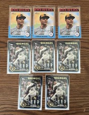 Tobias Myers Rookie Card Lot (8) Topps Heritage Update Brewers RC