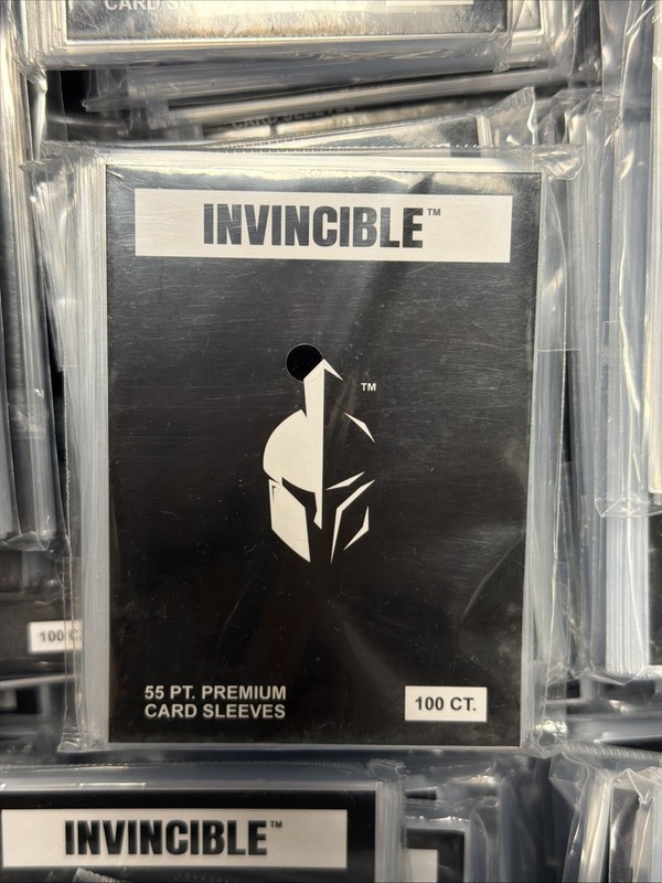 55 Pt Penny Sleeves Bulk 100 PACKS Fit Chrome Optic Prizm Auto Cards 10,000 pcs