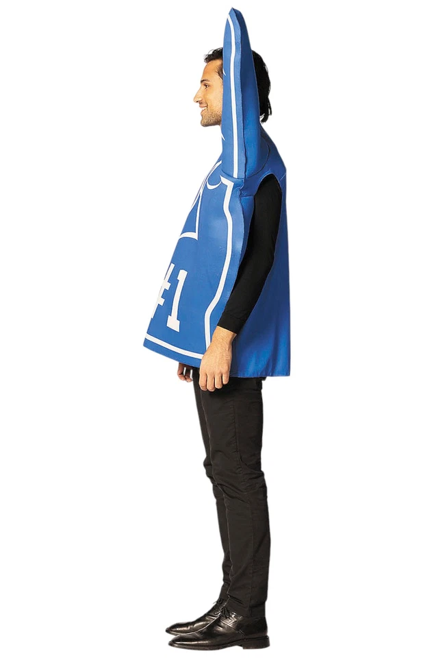 Disfraz de dedo de espuma número 1 para adulto Foto 3 de 4