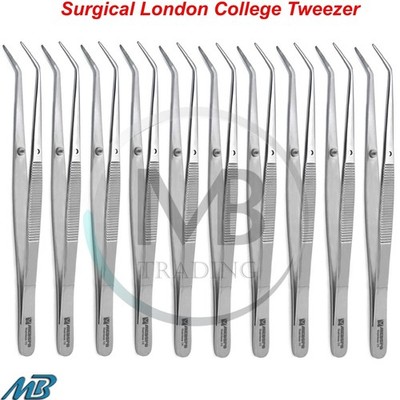 10 College Cotton Dressing Plier 6'' Dental Instruments Premium Stainless Steel