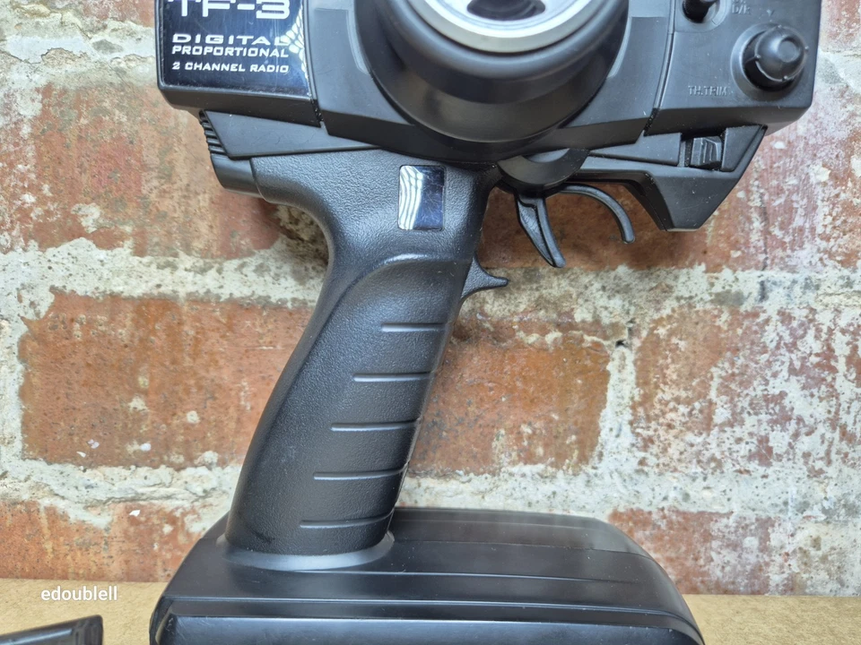 HPI Transmitter & Receiver Set AM 27MHz 2CH Nitro/Electric RC Radio TF-3 & RF-1 - Image 4 of 4