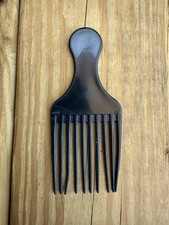 Vintage 90s Goody Hair Pick Black Plastic Comb Made In USA