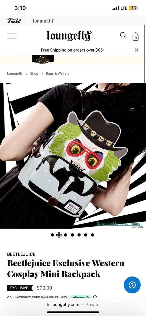 Loungefly Beetlejuice Exclusive Western Cosplay Mini  display picture 1