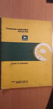John Deere tondeuse autoportée R70 & R72 : notice d'utilisation et entretien A4