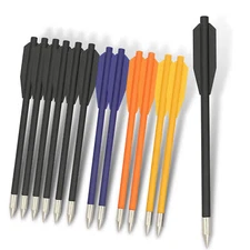 PISTOL CROSSBOW BOLTS -6.5 INCHES -SET OF 12 FOR OUTDOOR HUNTING TARGET PRACTICE