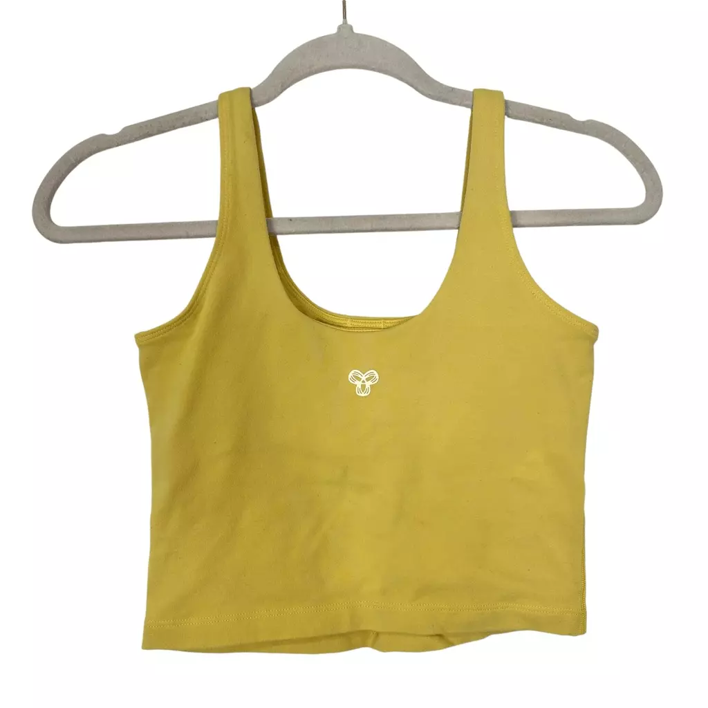 aritzia tnaction cropped scoop tnabutter workout tank-top