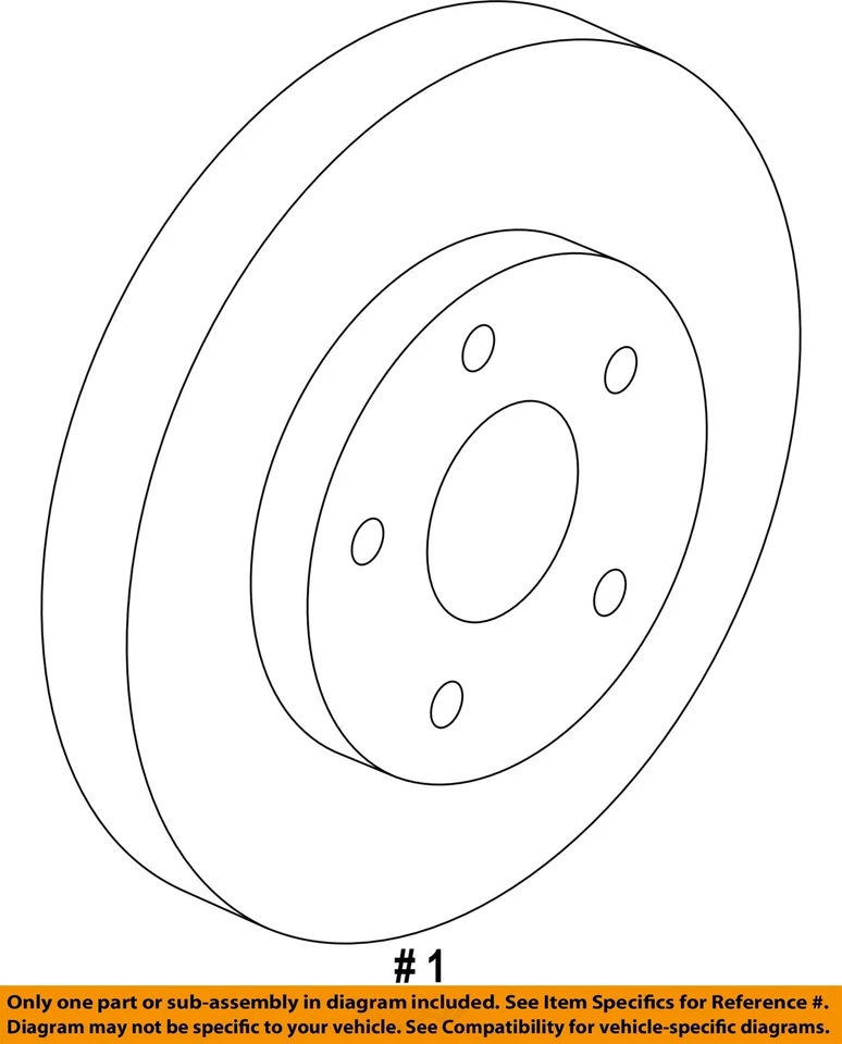 GM OEM 10-17 Camaro Front Suspension Brake Components-Rotor 23118055 - Image 2 of 2