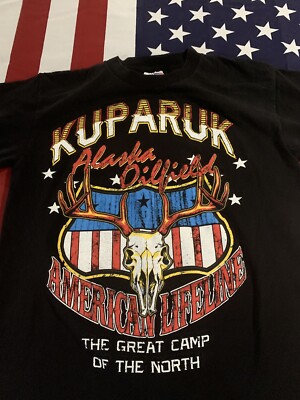 Vintage Kuparuk Oil Field North Slope Alaska M T Shirt American
