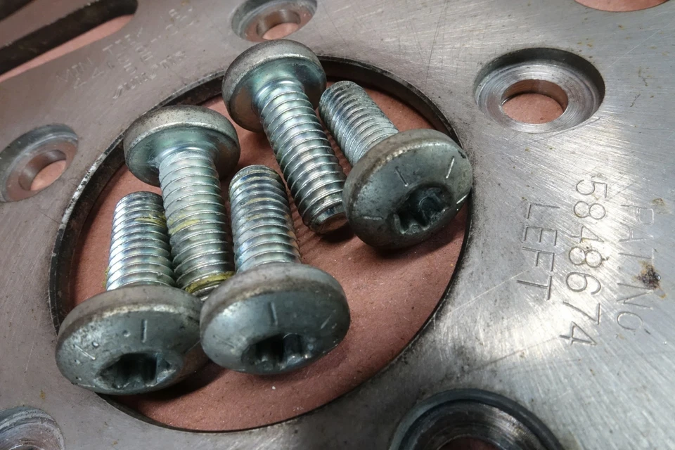 2000-2005 Harley Davidson Electra Glide LEFT FRONT WHEEL RIM BRAKE ROTOR DISC - Image 3 of 4