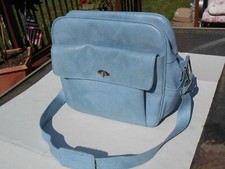 Vintage Samsonite Profil Bagaż na ramię Torba do przenoszenia Gulf Blue Bez klucza