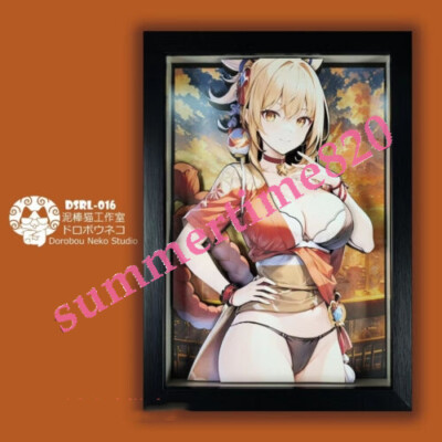 Dorobou Neko Studio Genshin Impact Yoimiya 3D Decoration Painting In Stock