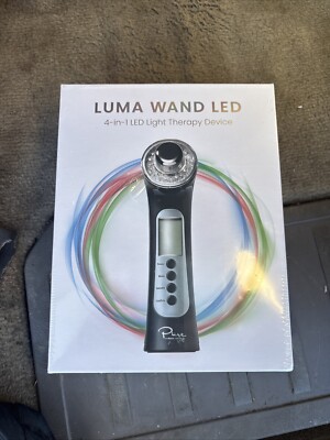 Luma 4 in 1 Light Therapy Wand,Pure Daily Care,Ion Therapy LED Light Machine
