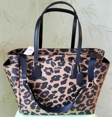 leopard print diaper backpack