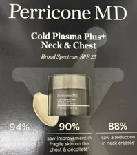 Perricone MD Cold Plasma Plus Neck & Chest SPF 25 Broad Spectrum Moisturizer 1oz