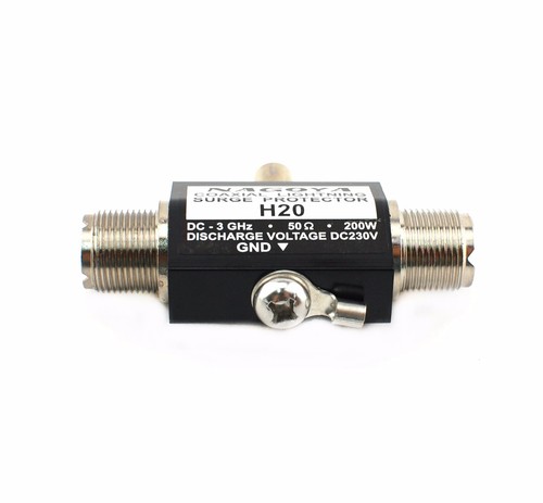 New Nagoya H20 M MJ-MJ DC-1500Mhz PEP:200W Surge Protector Lightning Arrester - Picture 3 of 6