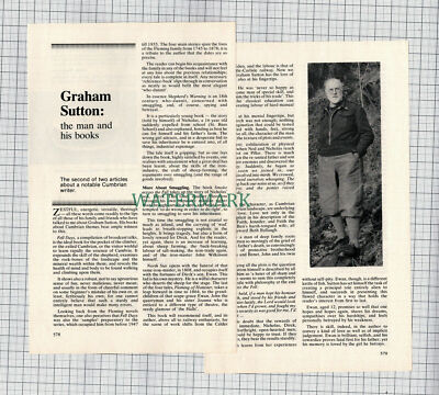 (C70) Graham Sutton Cumbrian Schriftsteller - Artikel 1980