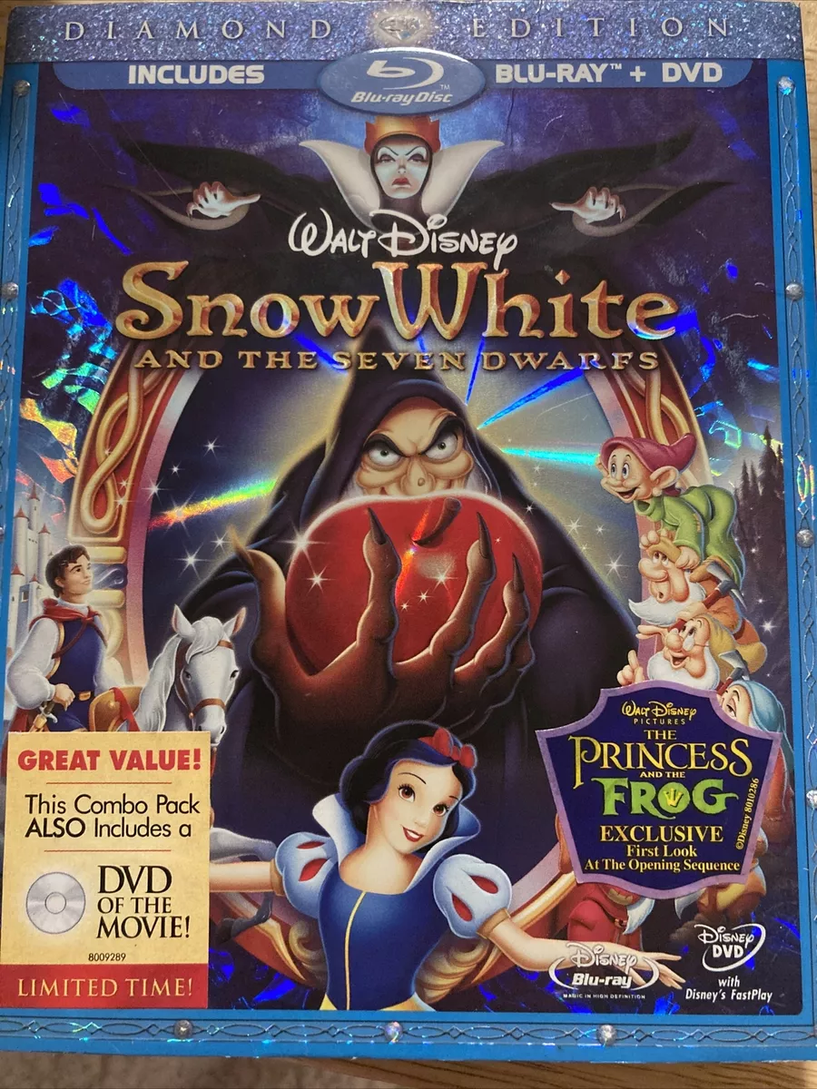 Disney Snow White and the Seven Dwarfs(DVD,2009,3-Disc Set) TESTED