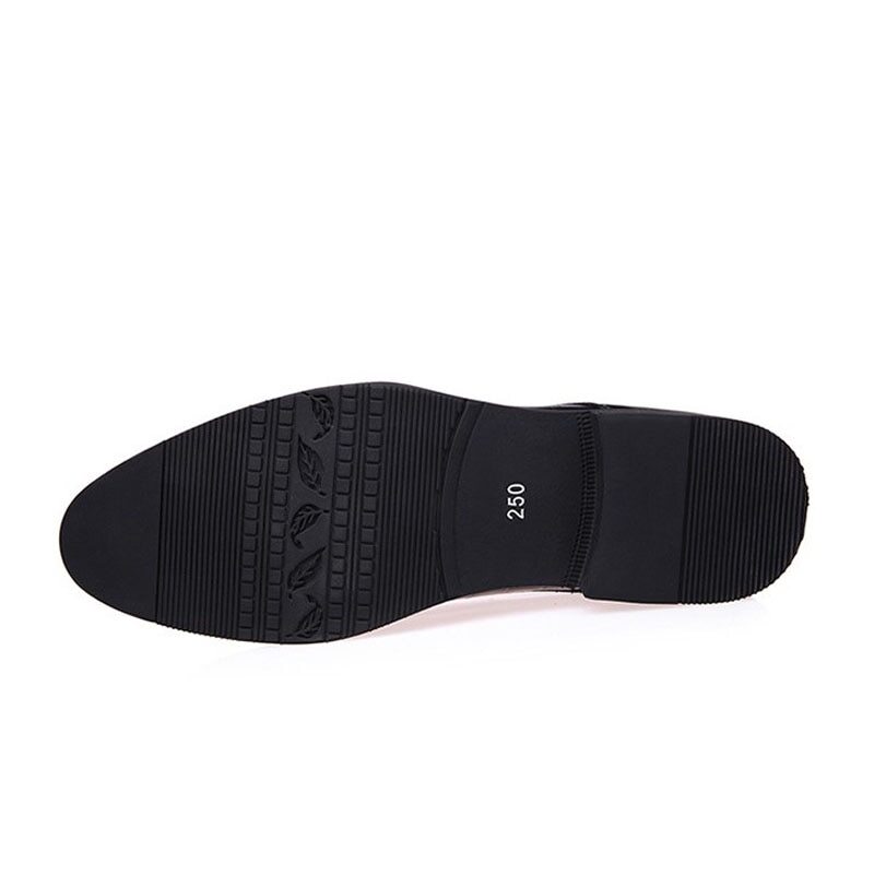 SAOLA Scarpa uomo pelle business pelle verniciata 6 cm elegante tacco festa Oxford calzature