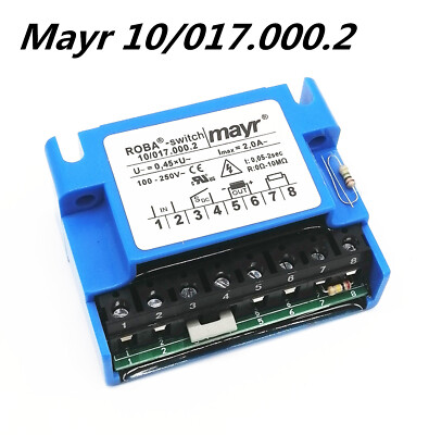 Mayr 10/017.000.2 ROBA -switch 2.0A 100-250V~ 0.05-2sec 10M Brake Rectifier