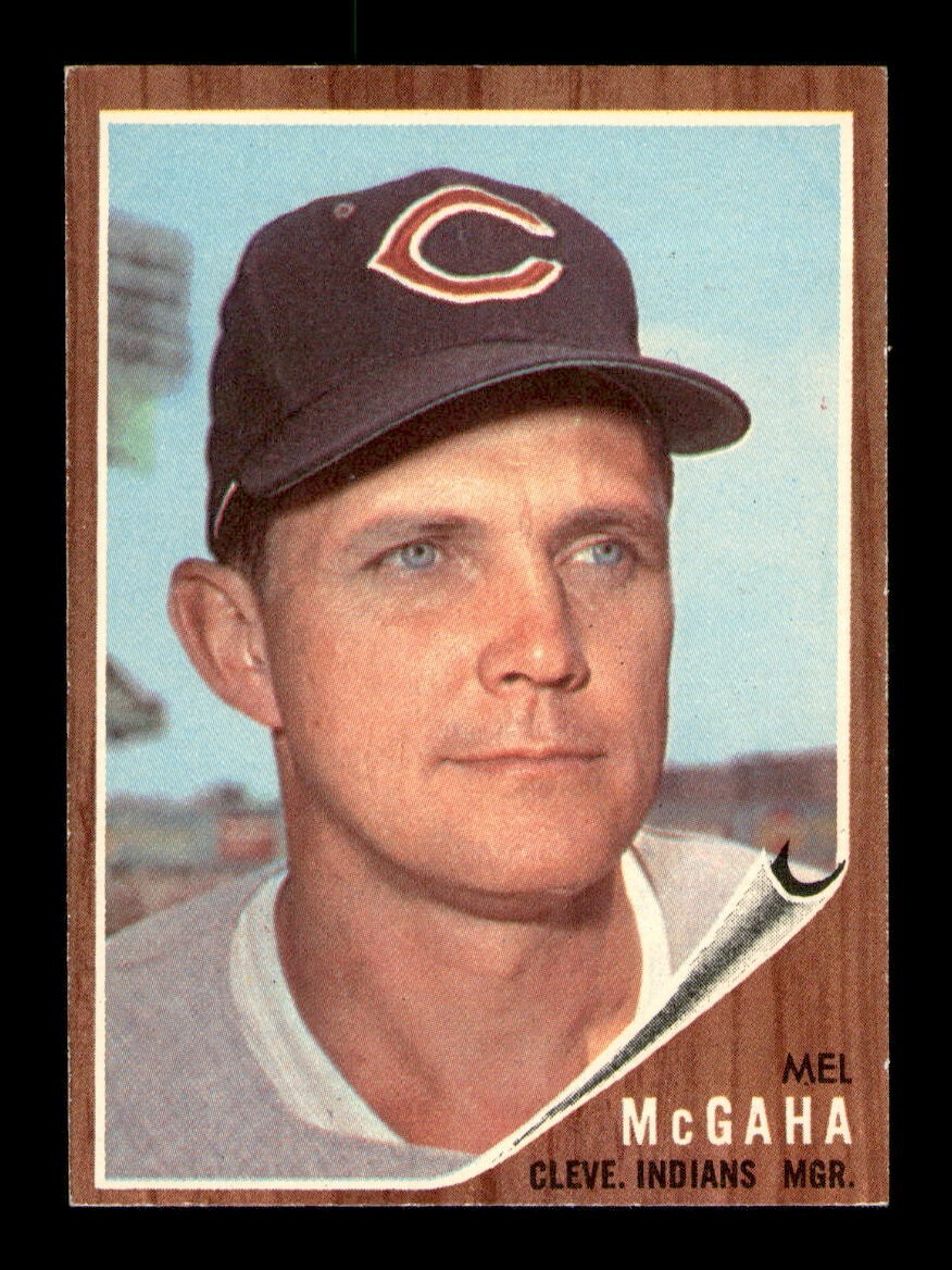 1962 Topps #242 Mel McGaha Manager EX-MINT Baseball Card by OBGcards