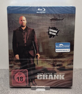 Crank - Steelbook Blu-Ray - Extended Version - Limited Edition - OOP - NEU & OVP