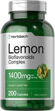 Lemon Bioflavonoids Complex 1400mg | 200 Capsules | Rutin, Hesperidin | Horbaach