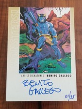Benito Gallego 2014 Goodwin Champions Monsters! Oni Artist Auto Card - #01/25