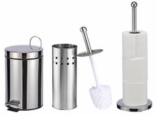 Szczotka toaletowa WC Wiadro kosmetyczne Uchwyt na papier toaletowy Toaleta Kosz na śmieci Zestaw łazienkowy