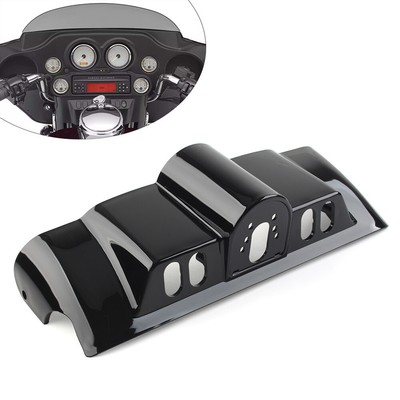 Inner Fairing Cover Switch Cap Kit Black Fit Harley Touring Street Electra Glide
