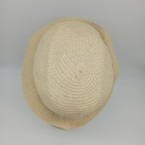Gap Kids Fedora Hat Natural Color Ribbon Trim Size S / M - Picture 4 of 11