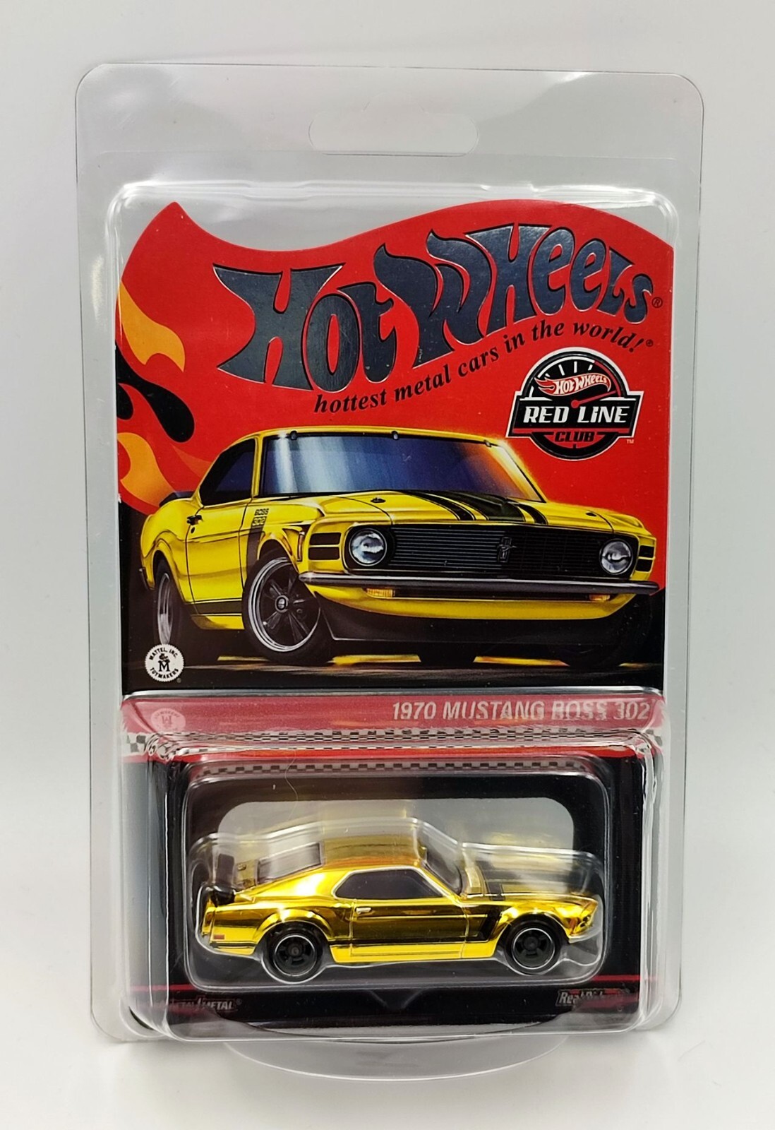 Ford Mustang Boss 302 1970 Hot Wheels RLC voiture miniature 1/64 de collection exclusive