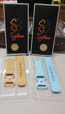 Christmas Reindeer Ornament Engraved Apple Compatible Watch Band 38/40m Set of 2