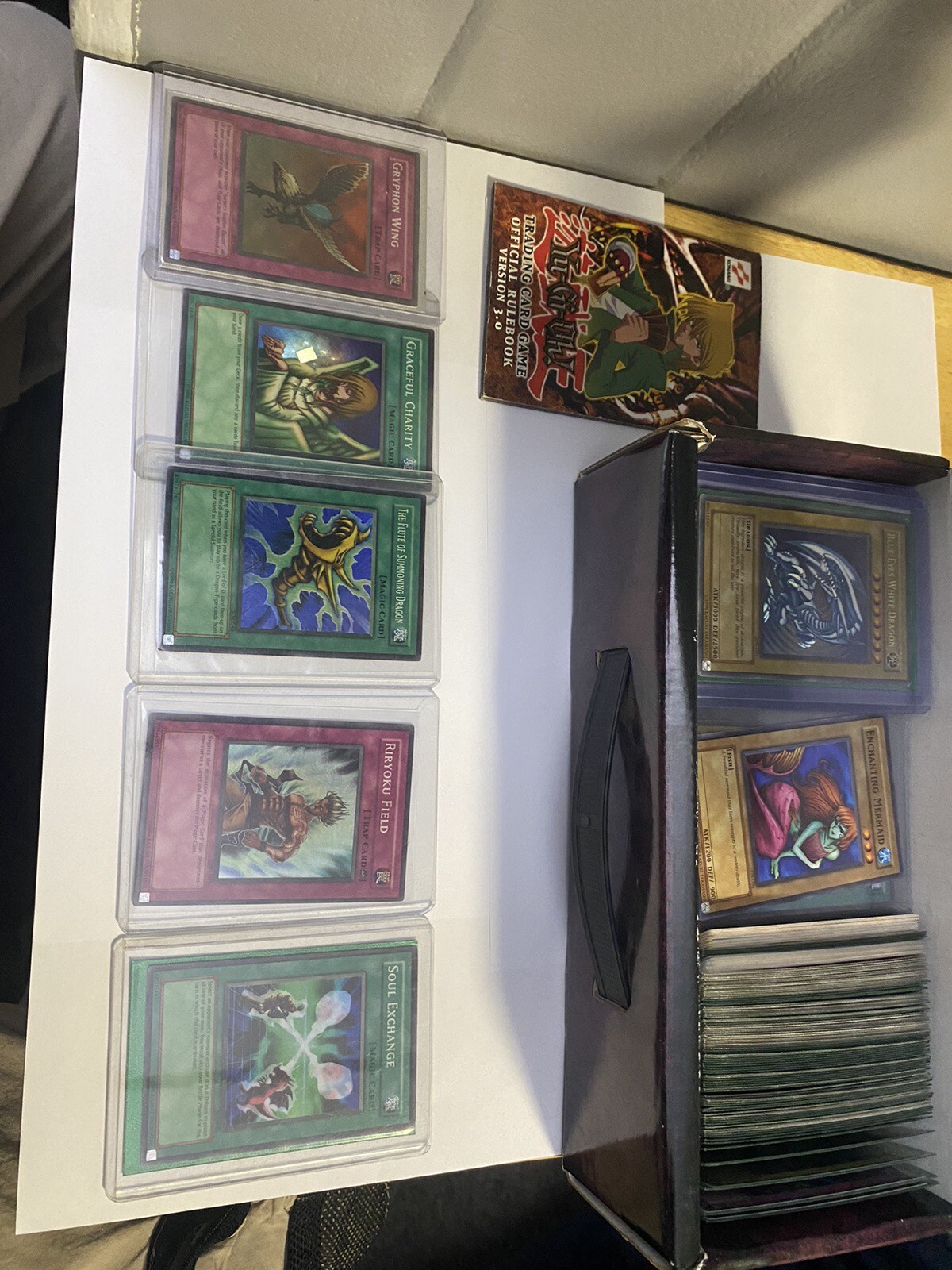 YuGiOh! Card Lot 180+ Cards With Pegasus Starter Deck Box