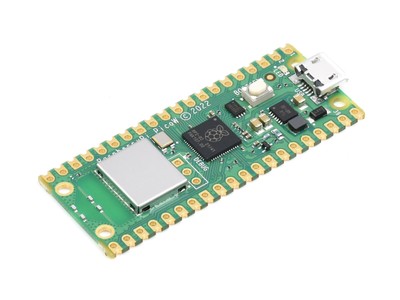 Raspberry Pi Pico W Microcontroller Board, Built-in WiFi, Based on Official RP20