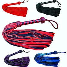 Flogger 100 Falls Suede Leather Genuine Cowhide Flogger Heavy Duty Thuddy Whip