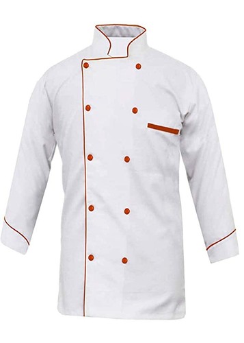 Chaqueta Doble Pecho Hombres Chef Works Abrigo Cocina Uniforme Cocinero Camisa - Imagen 14 de 23