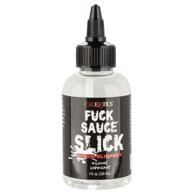 F**k F Sauce Slick Super Slippery Silicone Based Lubricant 4 oz