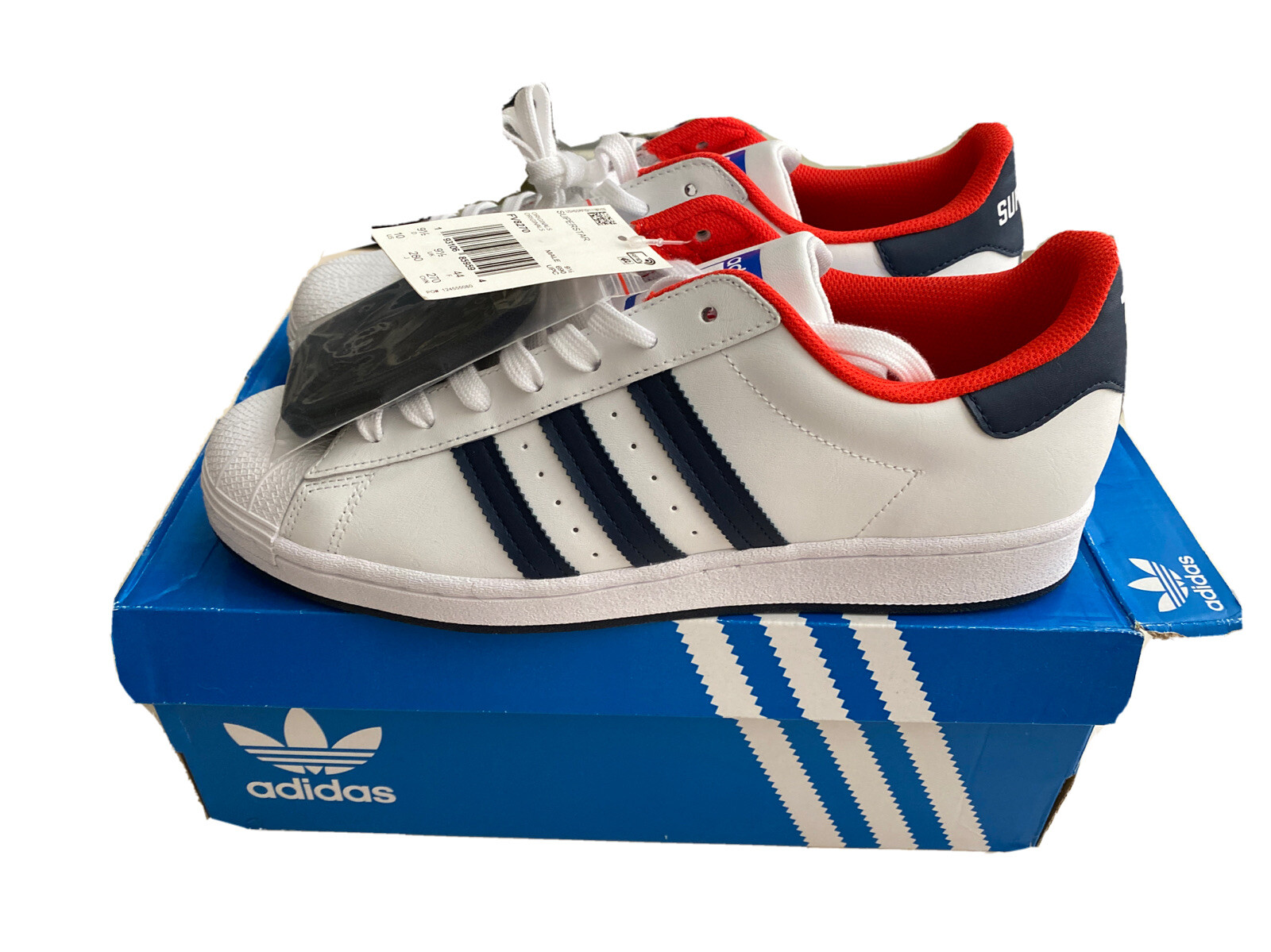 كيس تعاون كاتب ملفات adidas superstar white navy red - northbeachcert.org