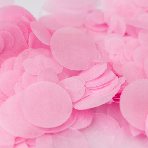 Biodegradable Wedding Confetti | Baby Pink | Circle Tissue Paper | 20g Bag - Picture 8 of 14