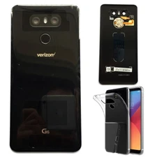 Battery Door Back Glass Cover with Camera Lens For Verizon LG G6