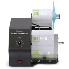 U.S. Solid Automatic Label Dispenser for for Long Label Rolls and Fanfold Labels