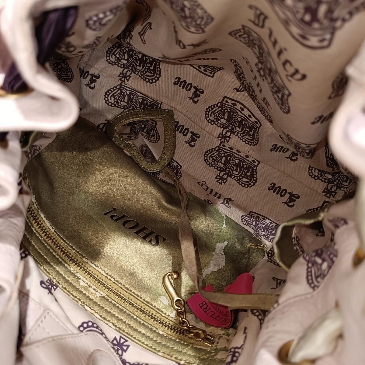 Juicy Couture Scottie Dog Velour Bag Purse Daydreamer Juicy Couture Scottie Dog Velour Bag Purse Daydreamer