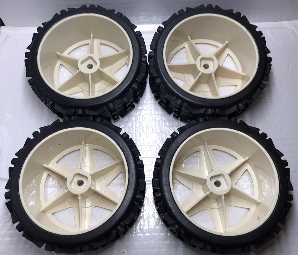 Tire Set 4PCS For Duratrax Firehammer Smartech Carson FG 1/5 Scale RC Buggy - Image 3 of 4