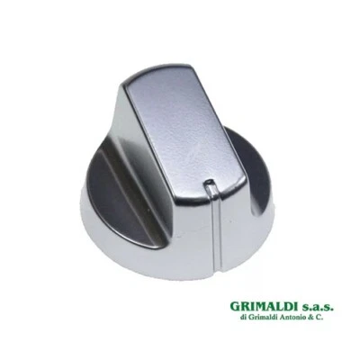 Manopole Wolf Ct36G/S Ricambio Set Di 5 Manopole Per Piano Cottura Wolf - In Acciaio Inox, Ricambi Originali, Colore Argento, Nuovo In Confezione Manopole Wolf Inox