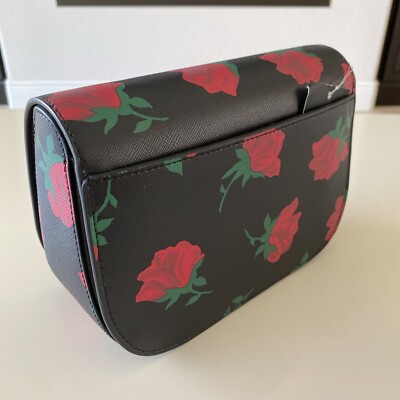 Kate Spade Madison Rose Toss Printed Saddle Bag Crossbody