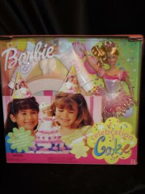 Vintage 1999 Celebration Cake Barbie Doll #22902 NRFB 74299229022