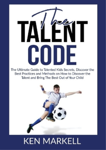 Ken Markell The Talent Code (taschenbuch)