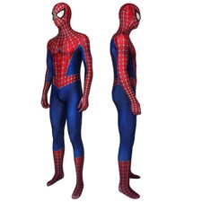 Classic Toby Spiderman Jumpsuit Cosplay Costume 3D Zentai Suit Halloween Adult